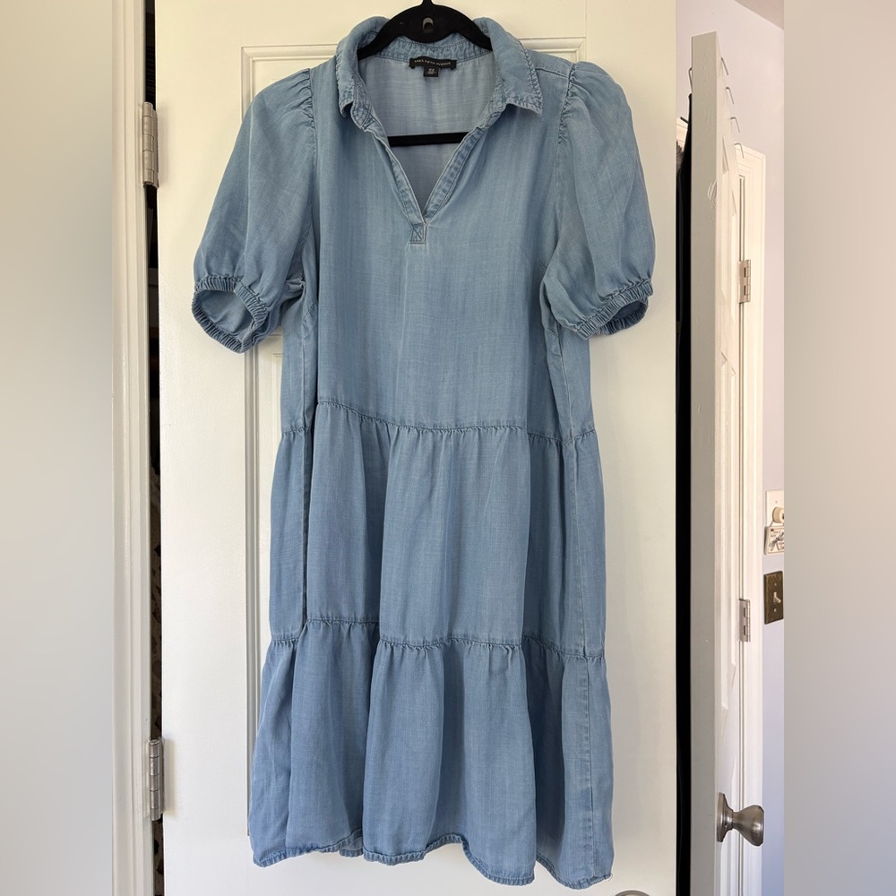 Saks Fifth Avenue Light Blue Midi Dress